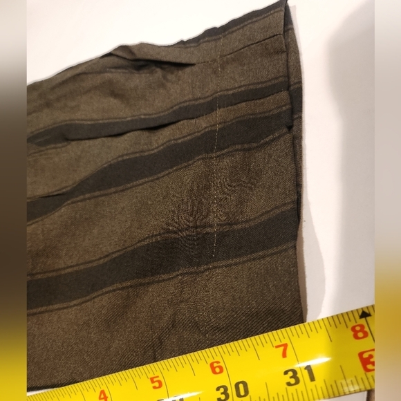 NWT Anthropologie x Tiny Green Pleated Fairfax Pants w/ Side Slant Pockets SZ 10 - Picture 5 of 10